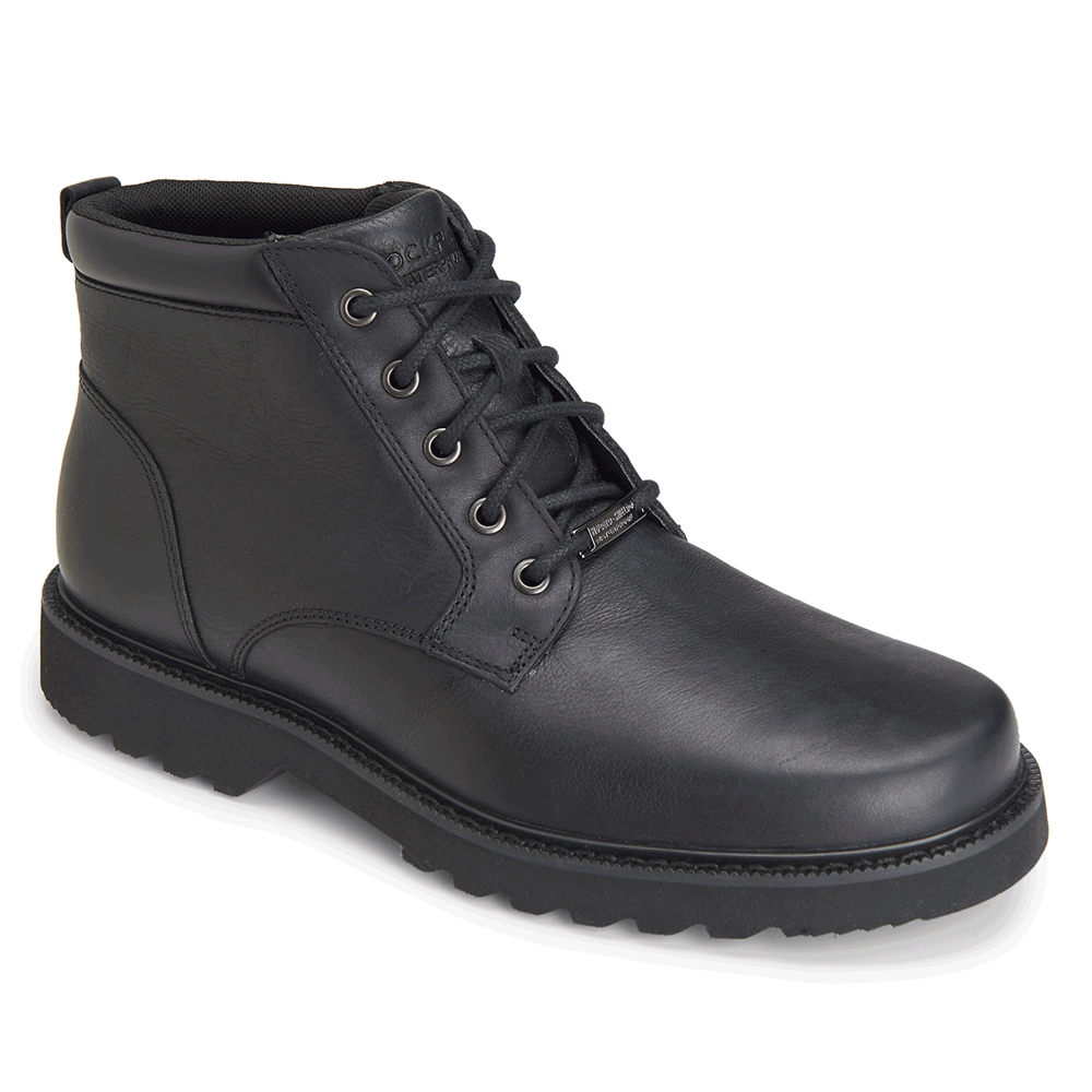 Rockport Singapore Mens Boots - Northfield Waterproof Plain Toe Black - EK9128603